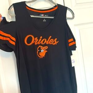 Brand new with tags open shoulder Baltimore Orioles t-Shirt